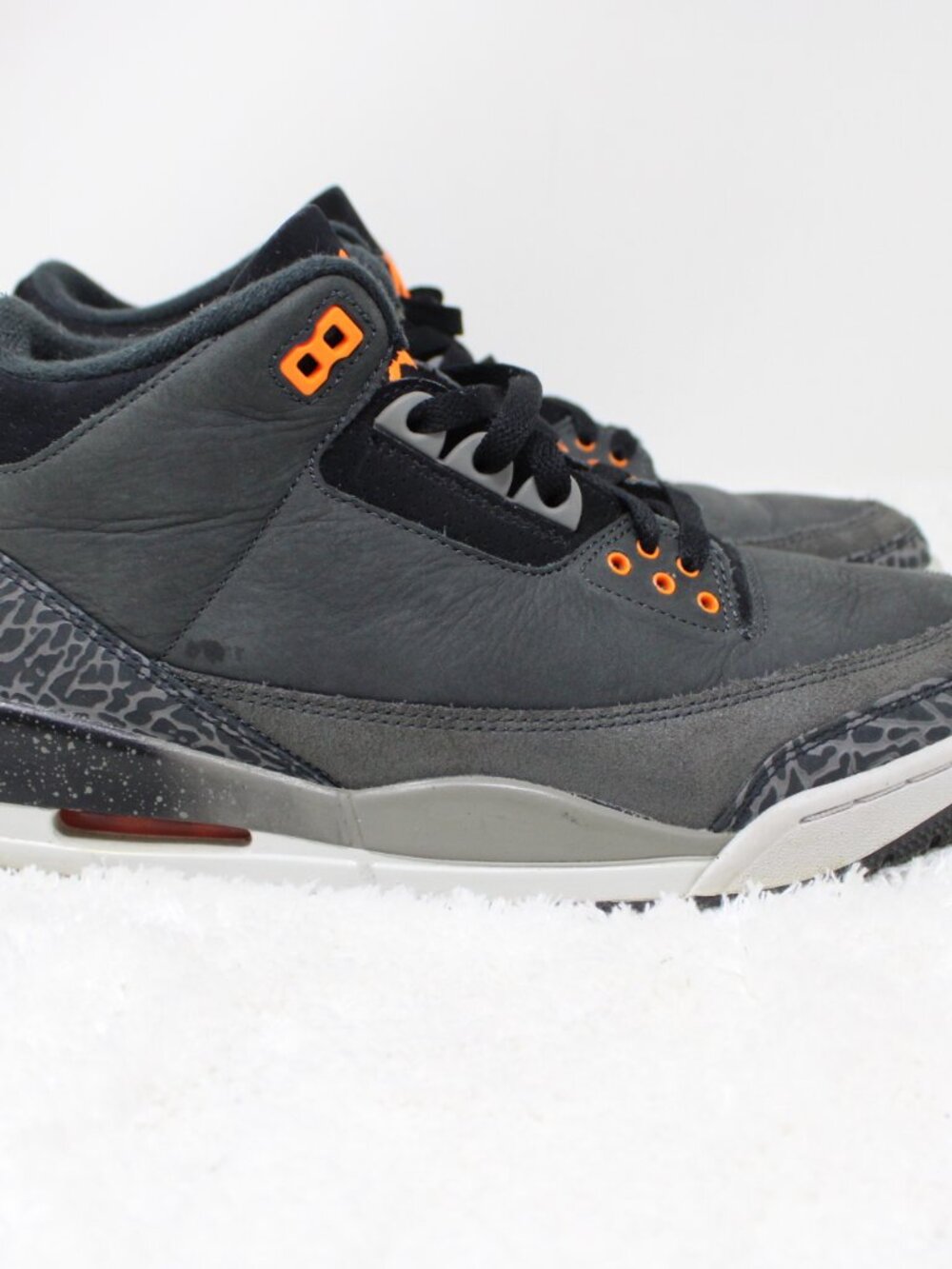Jordan Air Jordan 3 Retro Shoes Mens 10 2023 Fear Night Stadium Total Orange